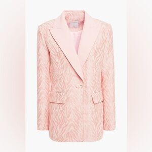 Sandro PARIS Pink jacquard blazer